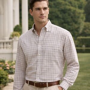 Eddie Bauer Men's Plaid Lightweight Jacket